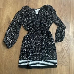 Max Studio Black Polka Dot XS dress